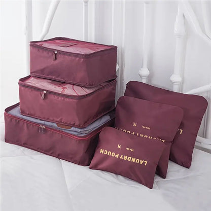 kit organizador de equipaje 6pz